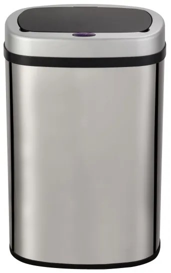 Bezdotykový Jumbo koš 50l strieborná