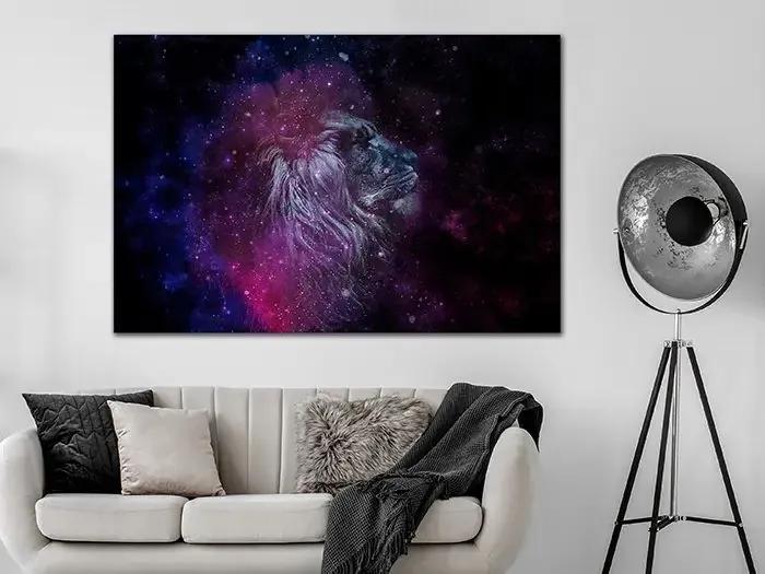Obraz - Cosmic Lion (1 Part) Wide Veľkosť: 60x40, Verzia: Premium Print