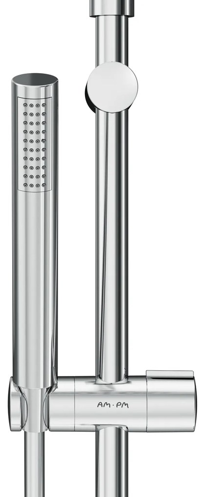 Sprchový systém AM.PM Spike F07PA400 s termostatickou sprchovou batériou, chróm