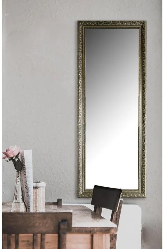 Nástenné zrkadlo Enrique, strieborná patina