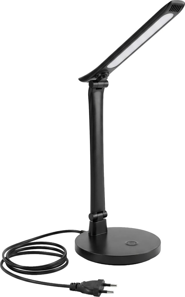 Toolight Toolight, JNH048-T, LED stolná lampa s 3 farbami svetla, 5 W, čierna, OSW-56240