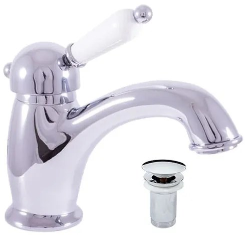 RAV SLEZÁK Labe umývadlová batéria s clic-clacom chróm L527.0K