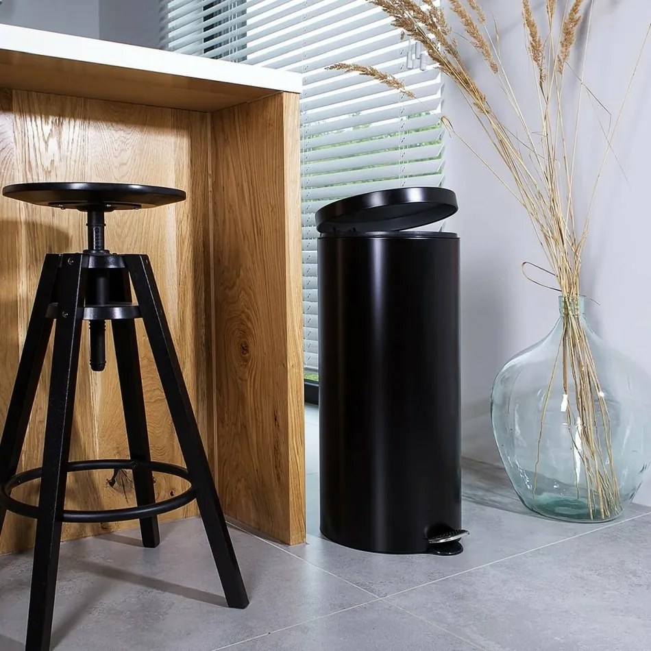 Alda Pedálový odpadkový kôš Freedom Fresh 30 l, čierna, 30 l