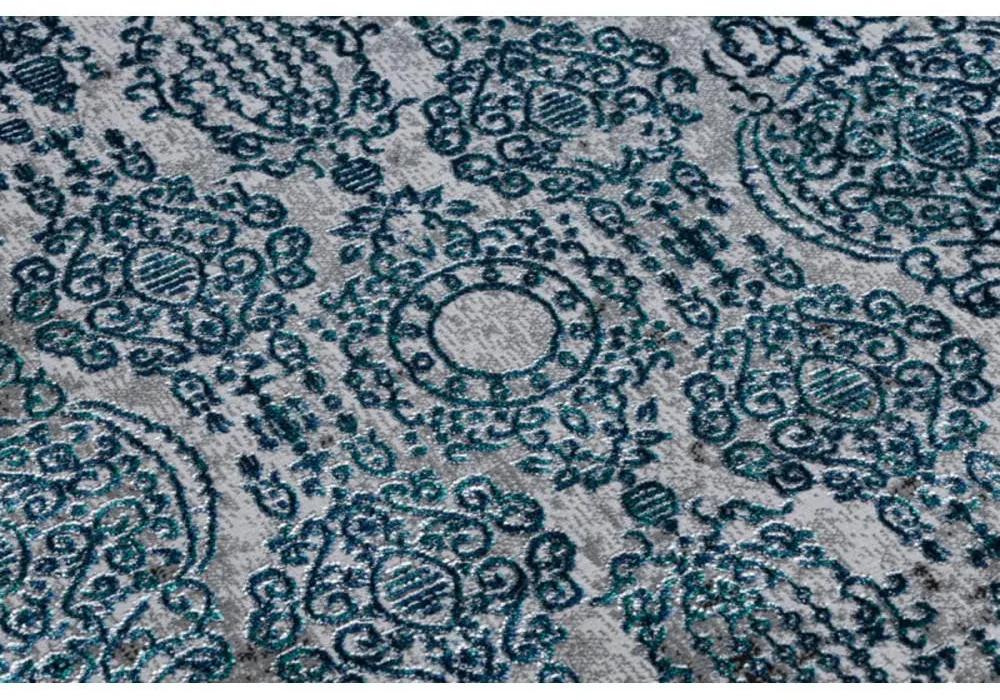 Kusový koberec Stev tyrkysový 160x220cm