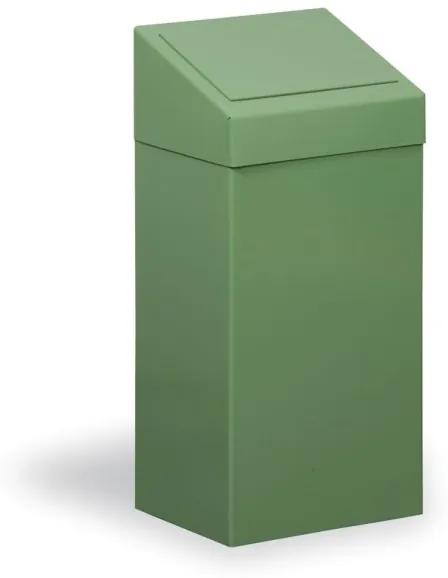 Kovona Kovový odpadkový kôš na triedenie odpadu, 45 l, zelený
