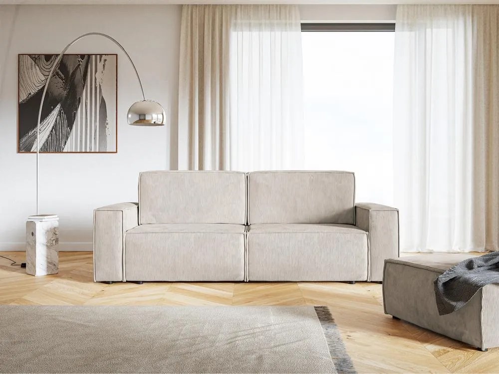 Pohovka trojsedačka Copenhagen (karamelová + čierna). Vlastná spoľahlivá doprava až k Vám domov. 1098886