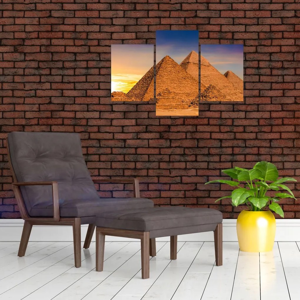 Obraz - Egyptské pyramídy (90x60 cm)