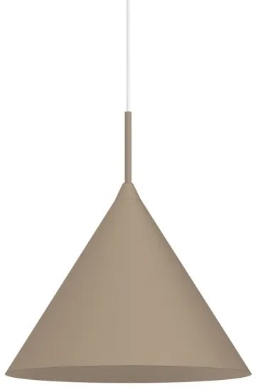 Závesný luster CAPITAL na lanku, 1×GX53/15W/230V, priemer 32 cm, farba taupe