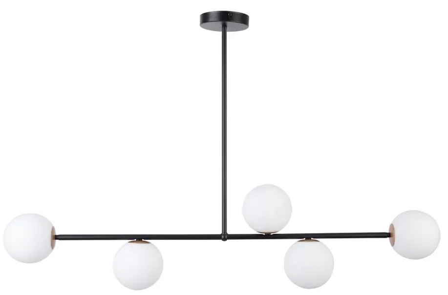 Luster na tyči GAMA 5xG9/12W/230V čierna