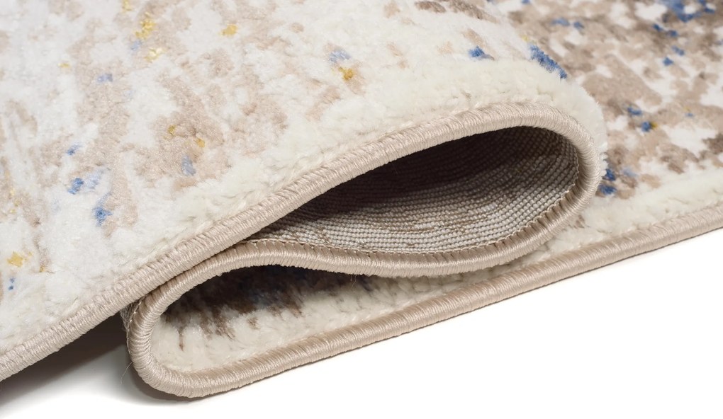 TA Koberec G509M BIELA/TMAVOMODRÁ ASTHANE Rozmer: 160x220 cm