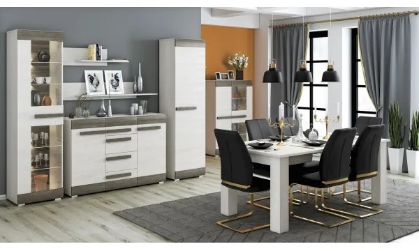 Nástenná polica SARPA 23x92 cm biela