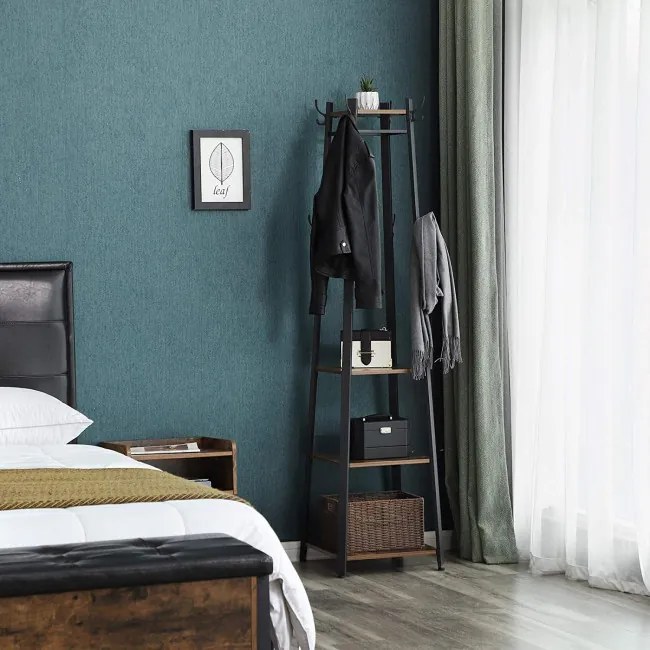 Vešiakový stojan s policami LCR80X