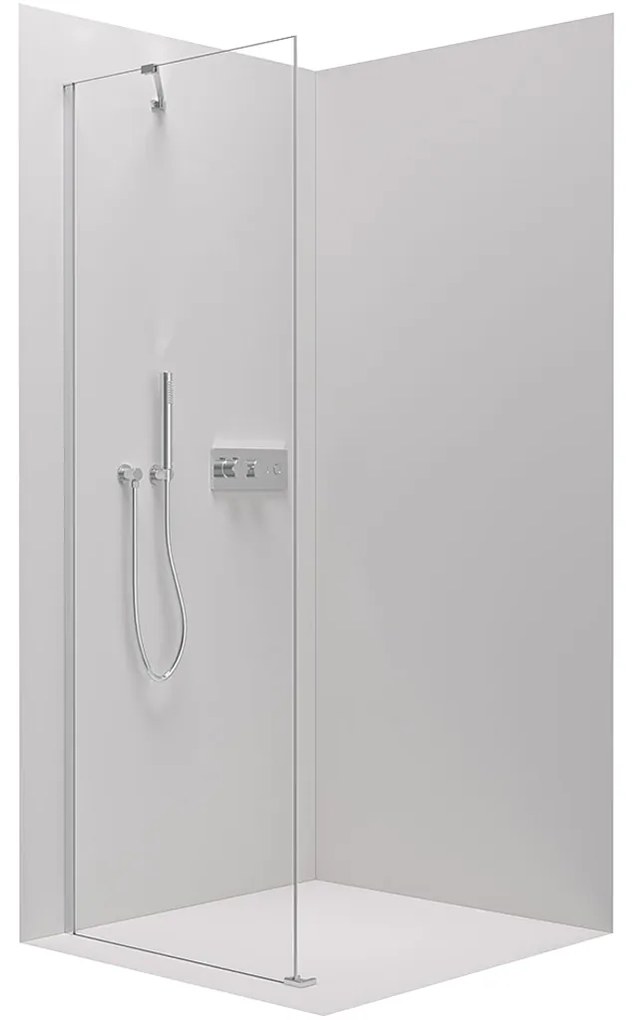 Cerano, pevná sprchová zástena pre dvere Marino a Volpe 70x190 cm, 6mm číre sklo, chrómový profil, CER-CER-420252