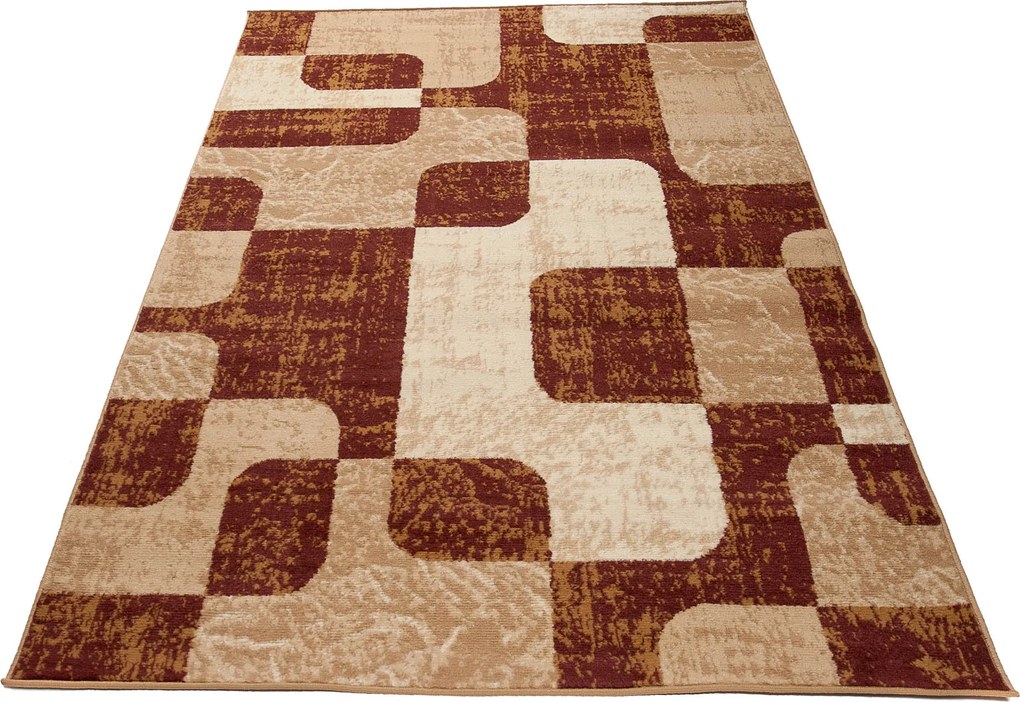 TA Koberec D322A BROWN CHEAP PP BGX Hnedý Obdĺžnikový