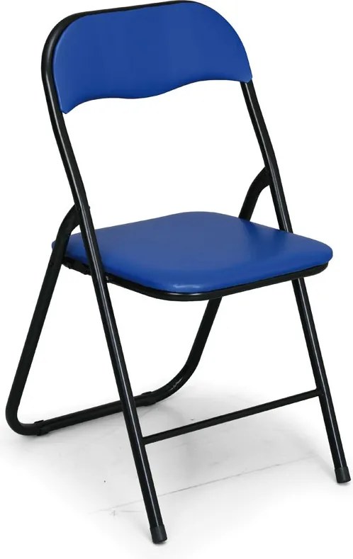 Skladacia konferenčná stolička BRIEFING, 6 ks, modrá