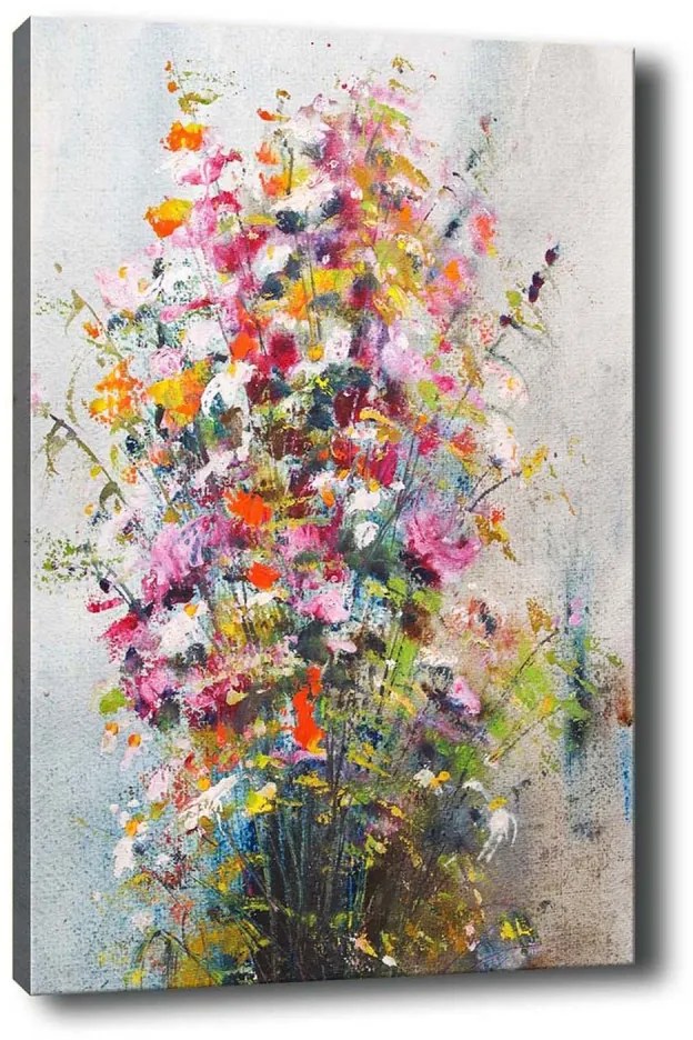 Obraz na plátne Flower still life 50x70 cm