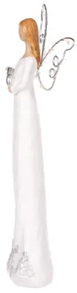 Anjel z polyresinu 26cm LED podsvietené krídla