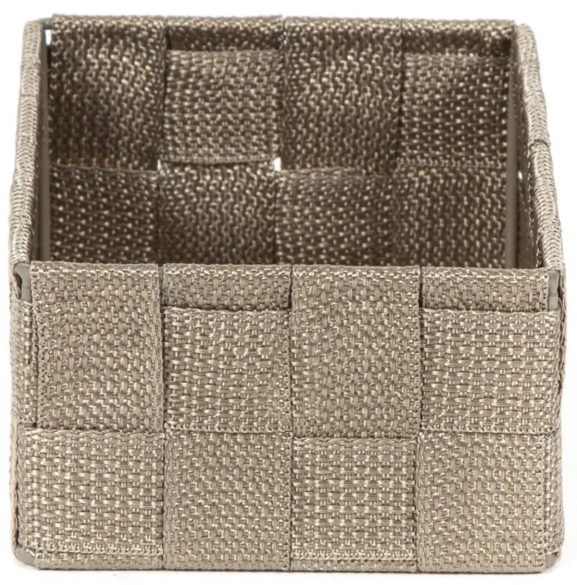 Compactor Úložný organizér do zásuvky Compactor TEX - košík M, 18 x 12 x 7 cm, Taupe (sivo-béžový), M