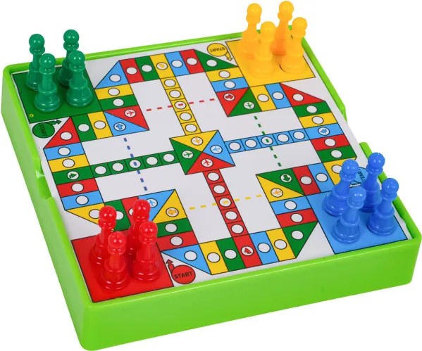 Spoločenská hra LUDO MINI Žaba zelená