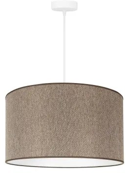 Duolla - Luster na lanku ROLLER ECO RECYCLING 1xE27/15W/230V pr. 45 cm hnedá