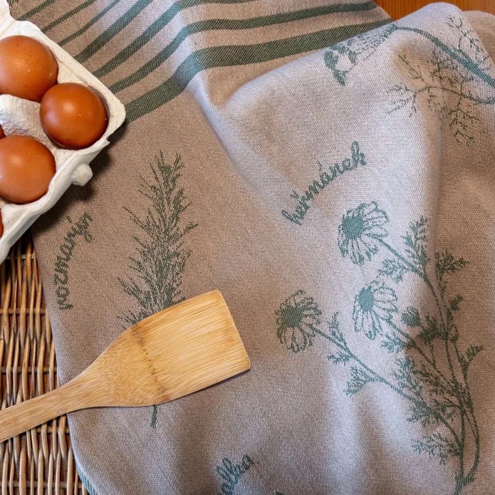 Polášek Utierka Egypt s motívom – 3 ks - č. 109 | Zelená / béžová