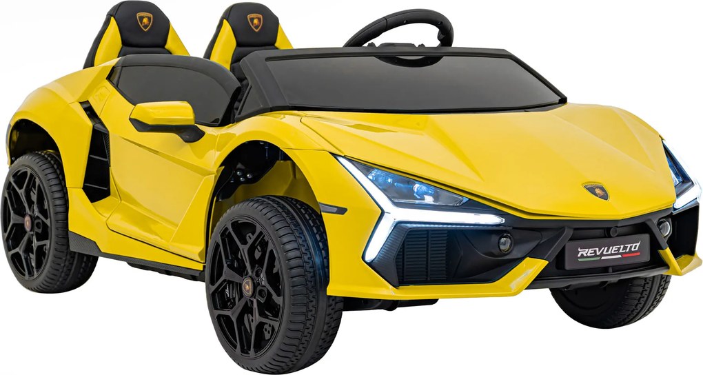 Ramiz Lamborghini Revuelto XL vozidlo Žltá