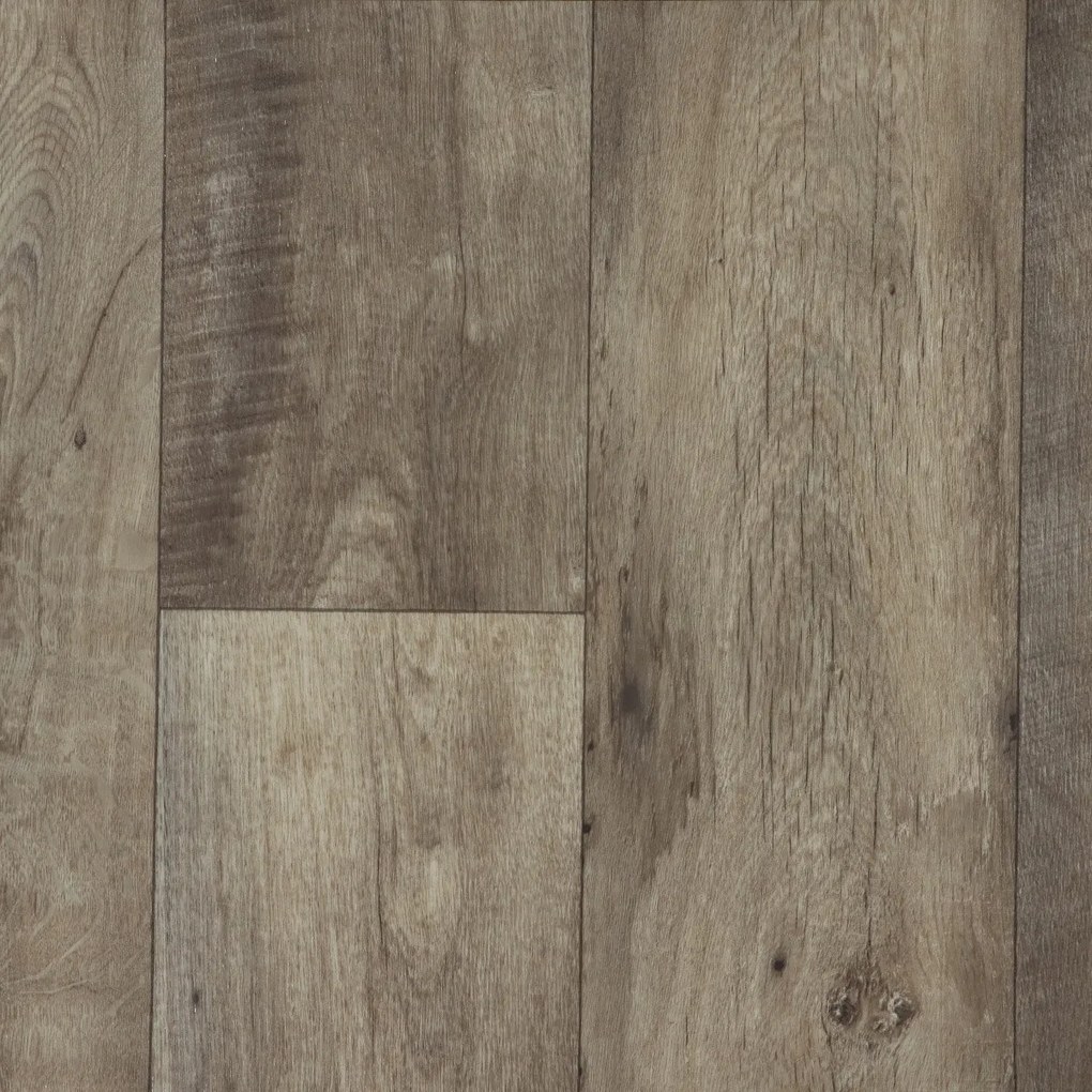 PVC podlaha - lino Texalino Supreme 691 M Valley Oak - dub, na mieru, šíře 2m,3m,4m,5m, hnedá, filc, chodba / predsieň, Beauflor
