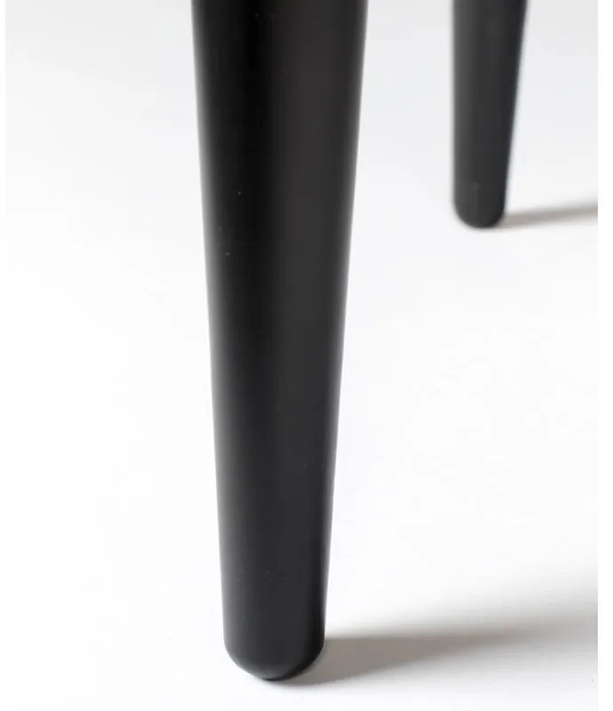 Čierna komoda s posuvnými dvierkami Zuiver Barbier