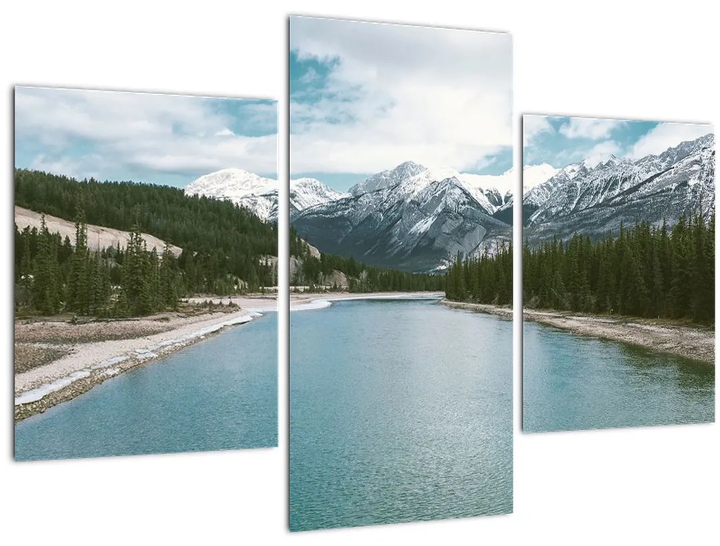 Obraz horskej krajiny (90x60 cm)