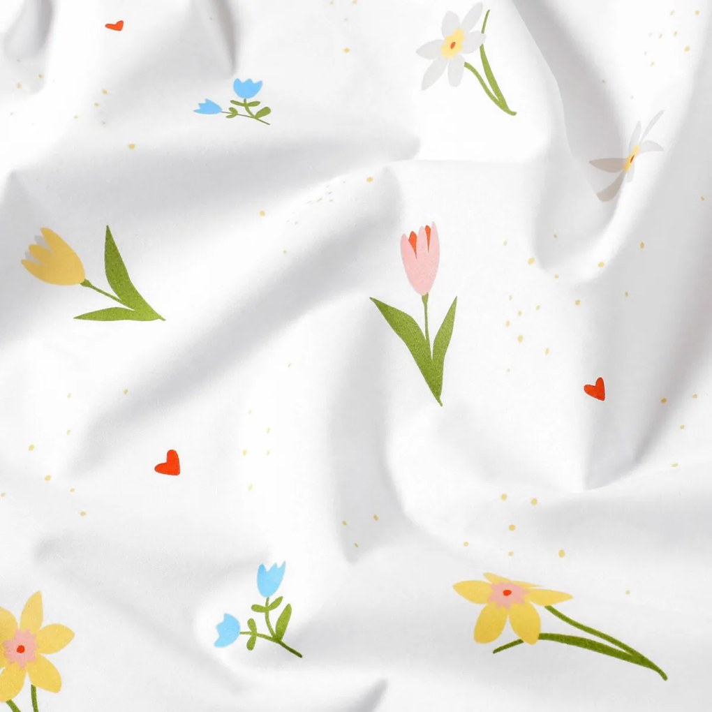 Bavlnené posteľné obliečky - Rozkvitnutá záhrada