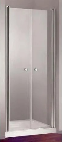 HOPA - Sprchové dveře VITORIA PLUS - výška 190 cm - 70 cm, 190 cm, Univerzální, Leštěný hliník, Čiré bezpečnostní sklo - 5 mm (OLBVITOP70CC)