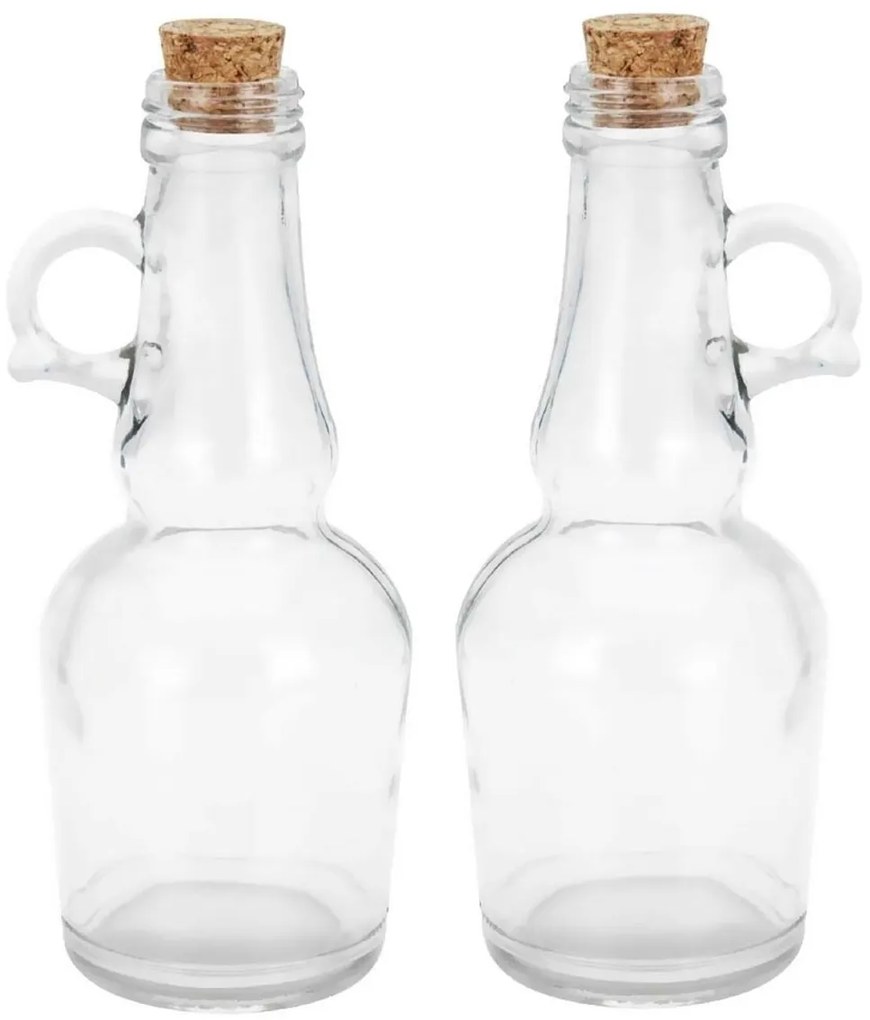 Sklenené fľaše Alpina na olej a ocot, 2 ks