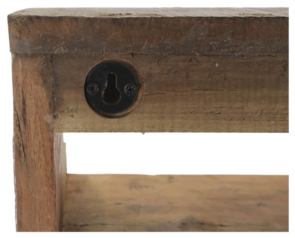 Chic Antique Nástenná polica s zásuvkou Grimaud Recycled Wood