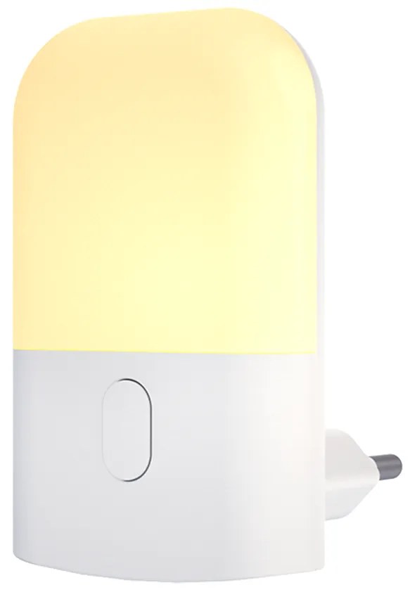 LED svietidlo do zásuvky Kama, 1x LED 0,5w, 2700k, w, senzor súmraku