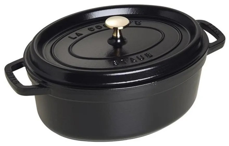 Staub Hrniec STAUB oválny 11 cm čierny 0,25l