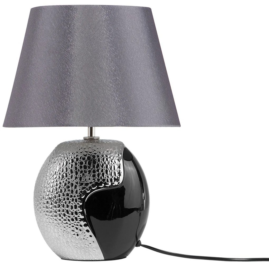 Strieborná stolná lampa ARGUN Beliani