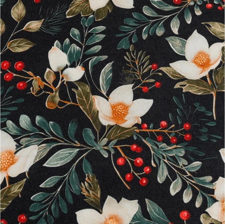 Obliečky z mikrovlákna WINTER MAGNOLIA farebné Rozmer obliečky: 70 x 90 cm | 140 x 220 cm