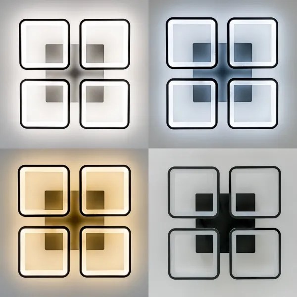 Brilagi - LED Stmievateľný prisadený luster SQUARED LED/85W/230V 3000-6500K + DO