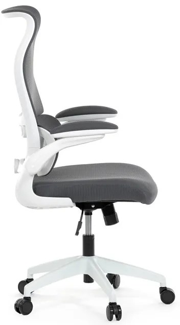 Autronic BONTEC Kancelárska stolička, hojdací mechanizmus, šedá sieťovina, KA-C807 GREY Farba: Šedá