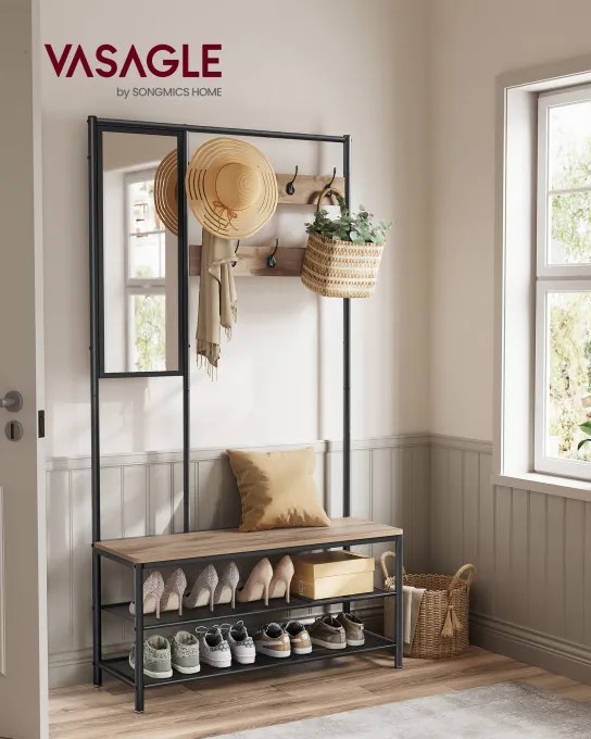 Vešiakový stojan s botníkom HSR415K01