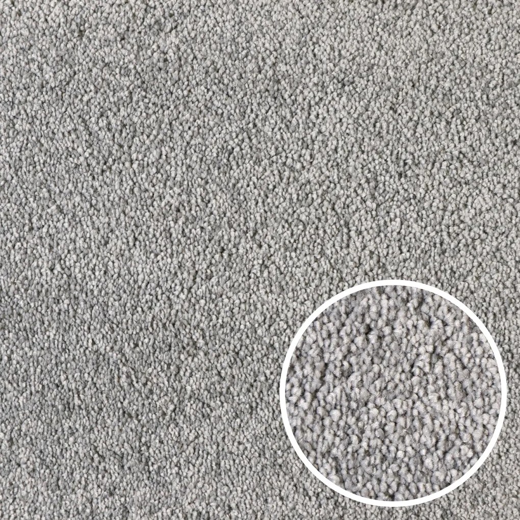 ITC, Metrážny koberec Liliana 7695, na mieru, šíře 4m,5m, šedá, ab (mriežka), detská izba