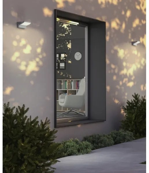 Redo 90584 -LED Vonkajšie nástenné svietidlo FLIP LED/20W/230V 3000K IP54 antracit