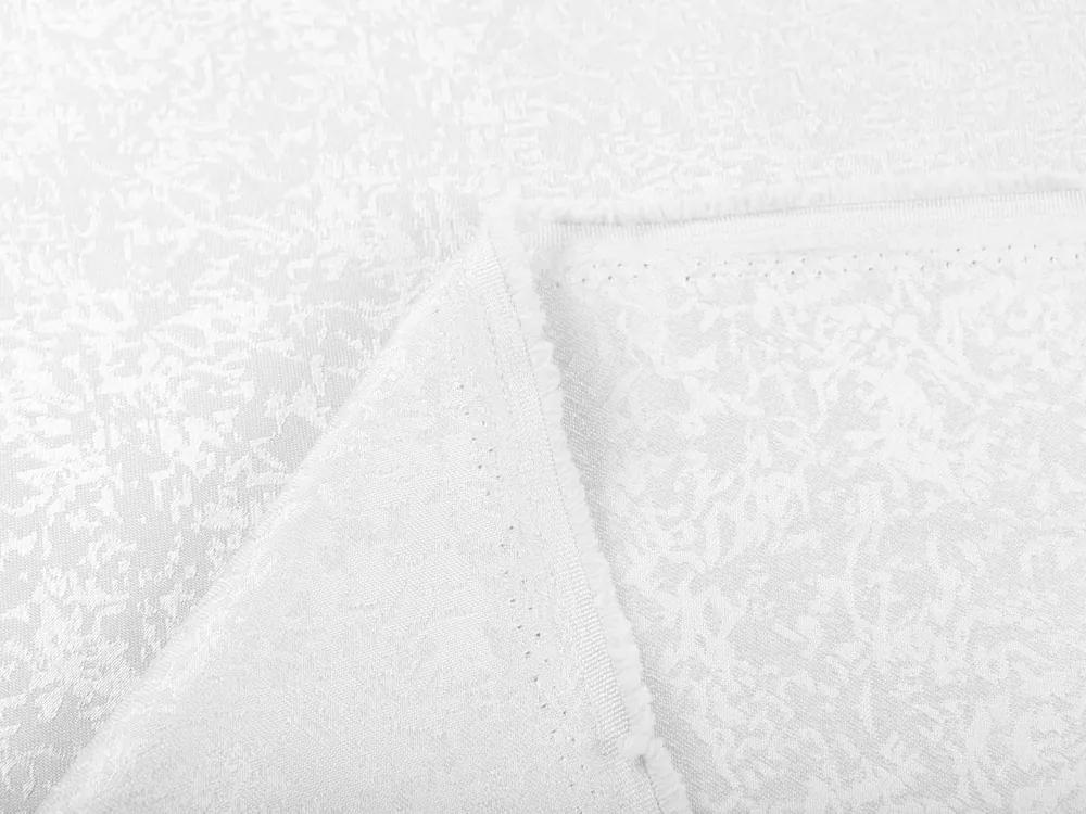 Biante Dekoračný záves TF-032 Venezia biely - š. 150 cm 150x140 cm