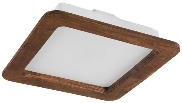 LED podhľadové svietidlo WOODY SPOT LED/17W/230V 3000K čerešňa 18,5x18,5 cm