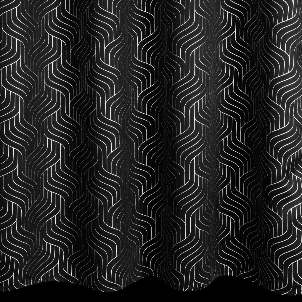 ZÁVES NA KRÚŽKOCH OLETA 140X250 CM VZOROVANÁ
