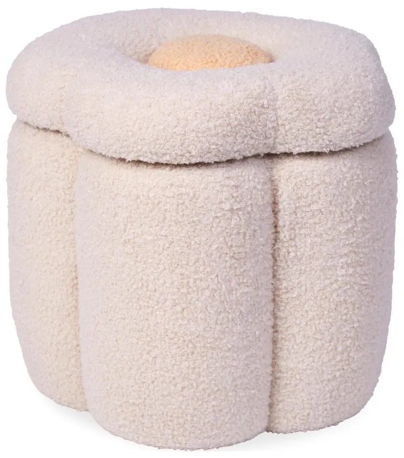 Childhome - Taburet FLOWER pr. 35 cm krémová