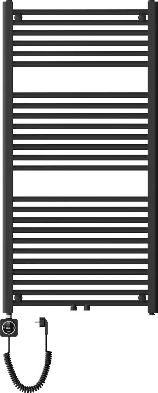 Mexen Mars, elektrické vykurovacie teleso 1200 x 600 mm, 600 W, čierna, W110-1200-600-6600-70