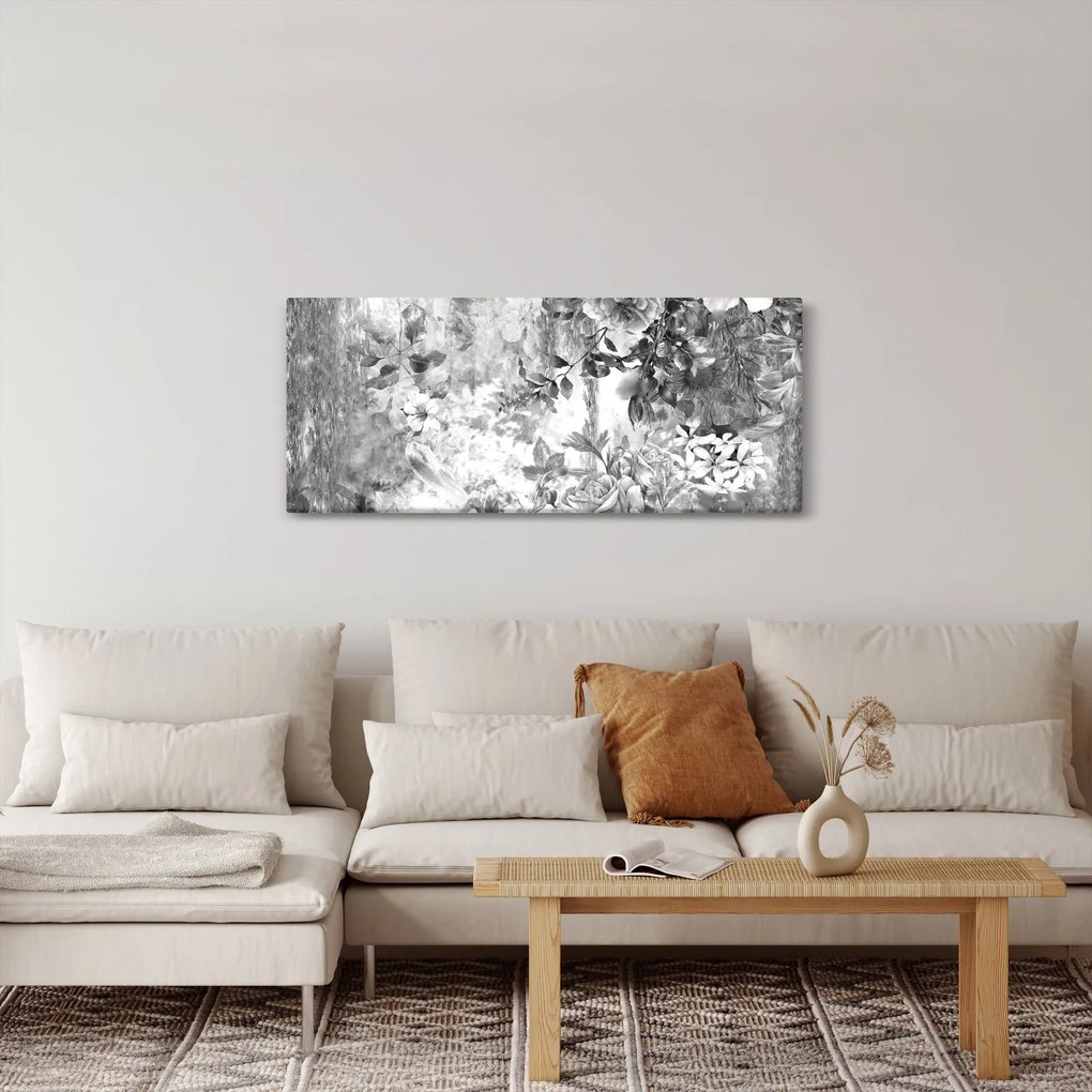 Obraz - Romantická záhrada (120x50 cm)