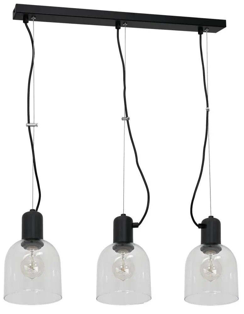 Luster na lanku BANCO 3xE27/15W/230V