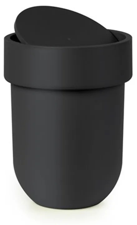 Odpadkový koš s víkem Umbra TOUCH černý